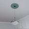 Ekena Millwork Berkshire PVC Medallion (Canopies up to 7"), 16"OD x 3 1/2"ID x 1"P, Metallic Sea Mist CMP16BEFSM - alternate 10